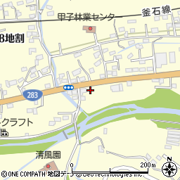岩手県釜石市甲子町第９地割20周辺の地図
