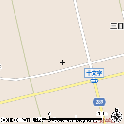 秋田県にかほ市中三地八幡堂23周辺の地図