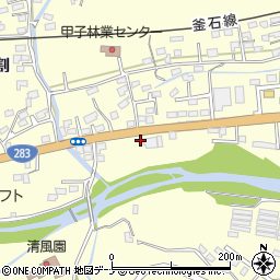 岩手県釜石市甲子町第９地割16周辺の地図