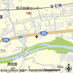 岩手県釜石市甲子町第９地割16周辺の地図