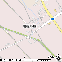 秋田県横手市平鹿町下鍋倉関根小屋184周辺の地図
