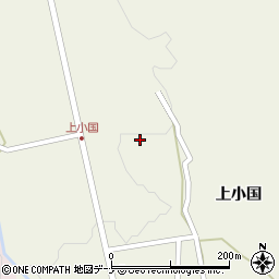秋田県にかほ市小国蕨野周辺の地図