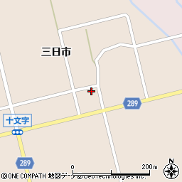秋田県にかほ市中三地久和田周辺の地図