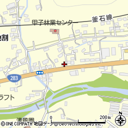 岩手県釜石市甲子町第９地割14-12周辺の地図