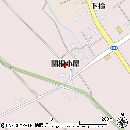 秋田県横手市平鹿町下鍋倉（関根小屋）周辺の地図