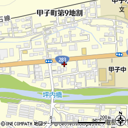 岩手県釜石市甲子町第９地割263周辺の地図