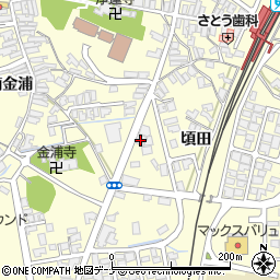 秋田県にかほ市金浦頃田19周辺の地図