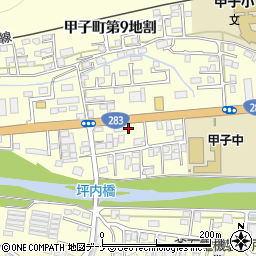 岩手県釜石市甲子町第９地割263-32周辺の地図