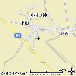 秋田県にかほ市樋目野中山96-2周辺の地図