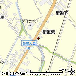 秋田県横手市平鹿町醍醐街道東32周辺の地図