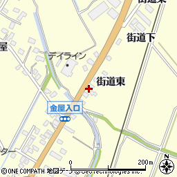 秋田県横手市平鹿町醍醐街道東31周辺の地図