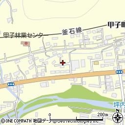 岩手県釜石市甲子町第９地割7-15周辺の地図