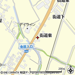 秋田県横手市平鹿町醍醐街道東31-3周辺の地図