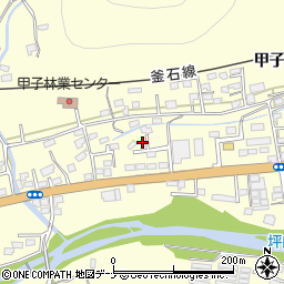 岩手県釜石市甲子町第９地割7周辺の地図