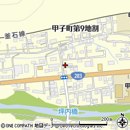 岩手県釜石市甲子町第９地割122-5周辺の地図