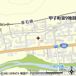 岩手県釜石市甲子町第９地割42周辺の地図