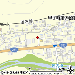 岩手県釜石市甲子町第９地割42-1周辺の地図