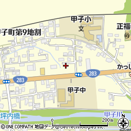 岩手県釜石市甲子町第９地割145周辺の地図