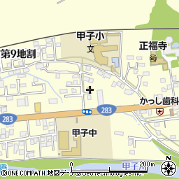 岩手県釜石市甲子町第９地割258周辺の地図