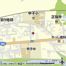 岩手県釜石市甲子町第９地割258周辺の地図