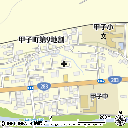 岩手県釜石市甲子町第９地割134周辺の地図