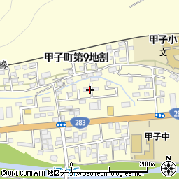 岩手県釜石市甲子町第９地割132周辺の地図
