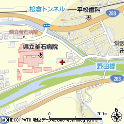 キクコーストア　釜石松倉店周辺の地図