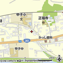 岩手県釜石市甲子町第９地割90周辺の地図