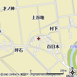 秋田県にかほ市樋目野百目木35周辺の地図