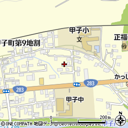 岩手県釜石市甲子町第９地割257周辺の地図