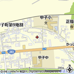 岩手県釜石市甲子町第９地割257周辺の地図