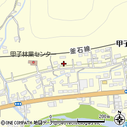 岩手県釜石市甲子町第９地割40周辺の地図