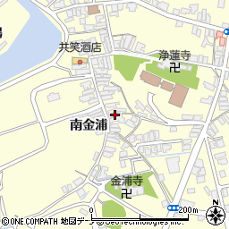 秋田県にかほ市金浦南金浦29周辺の地図