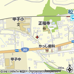 岩手県釜石市甲子町第９地割109周辺の地図