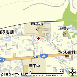 岩手県釜石市甲子町第９地割89-11周辺の地図
