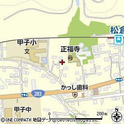 岩手県釜石市甲子町第９地割107-5周辺の地図