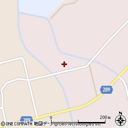 秋田県にかほ市馬場小豆田周辺の地図