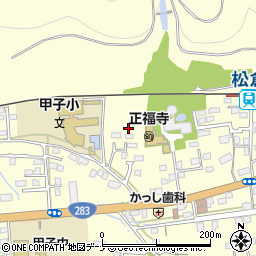 岩手県釜石市甲子町第９地割105周辺の地図