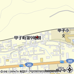 岩手県釜石市甲子町第９地割71-4周辺の地図