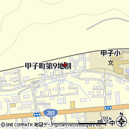 岩手県釜石市甲子町第９地割71周辺の地図