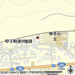 岩手県釜石市甲子町第９地割82-11周辺の地図