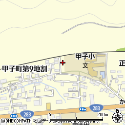 岩手県釜石市甲子町第９地割82-8周辺の地図