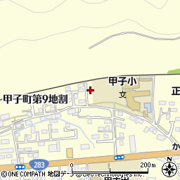 岩手県釜石市甲子町第９地割82周辺の地図