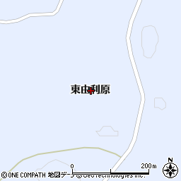 秋田県由利本荘市黒沢東由利原周辺の地図