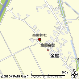 金屋神社周辺の地図
