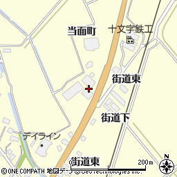 秋田県横手市平鹿町醍醐当面町周辺の地図