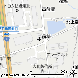 川崎ダイス工業株式会社　北上工場周辺の地図