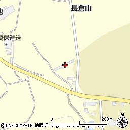秋田県にかほ市金浦長倉山1-1周辺の地図