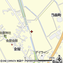 秋田県横手市平鹿町醍醐当面町23周辺の地図