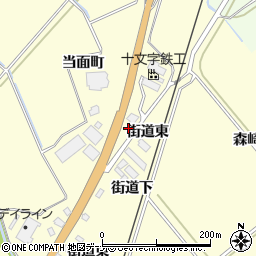 秋田県横手市平鹿町醍醐当面町79周辺の地図